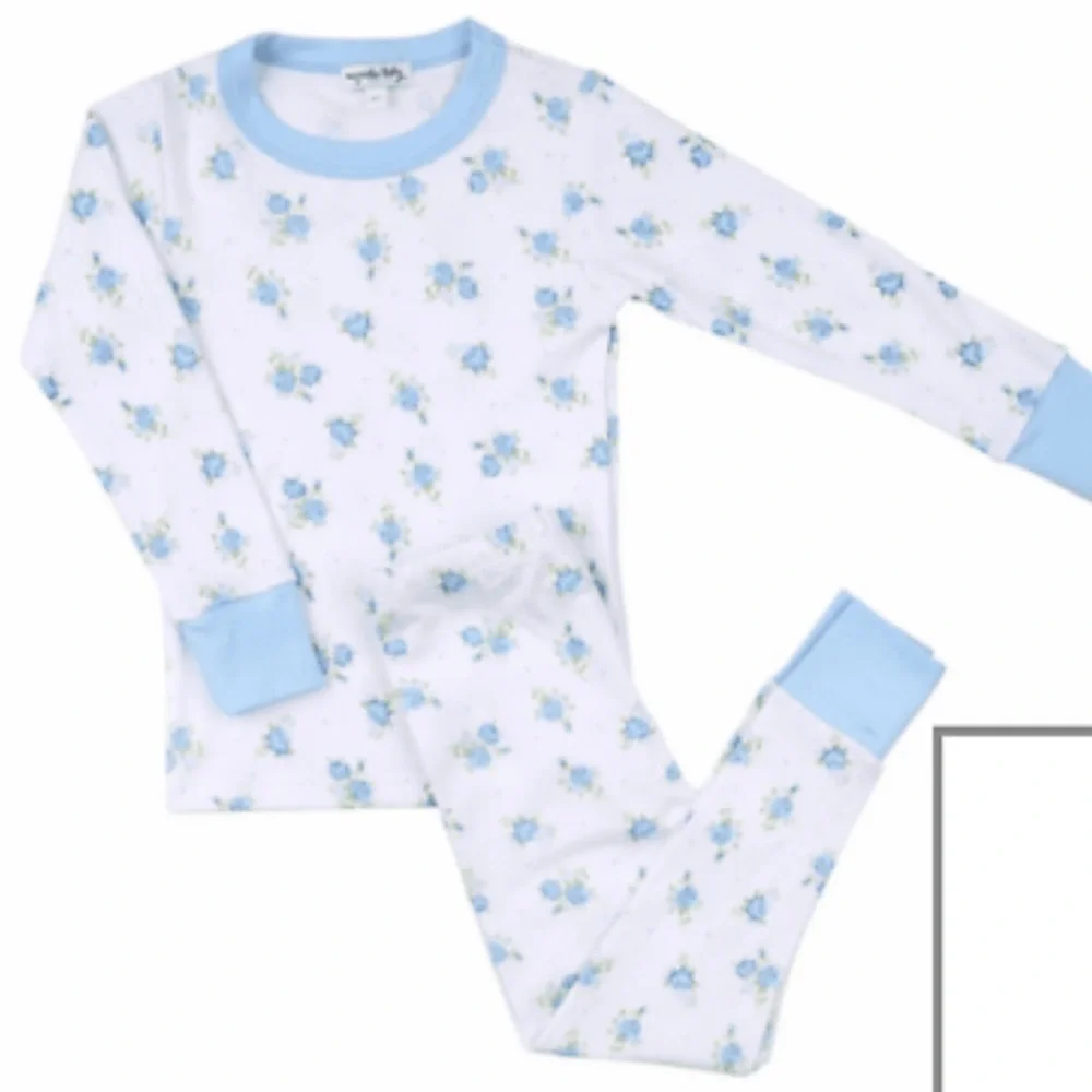 Magnolia Baby Anna's Classics Long Pajamas pima cotton
